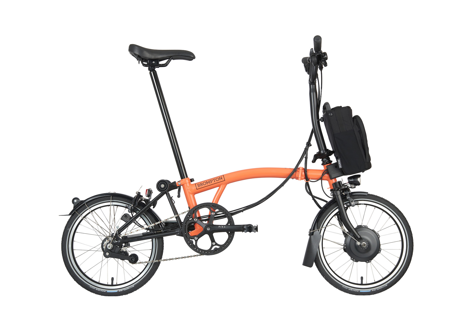 Brompton Electric C Line Fire Coral H-Lenker 